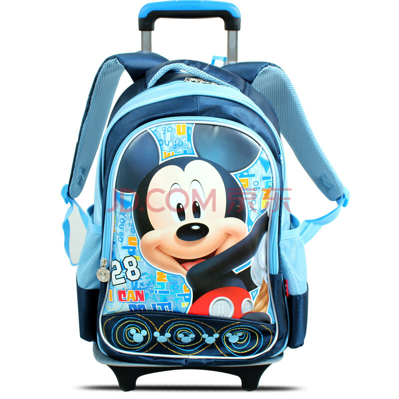 迪士尼Disney 米奇米妮<em>拉杆书包</em> <em>小学生拉杆书</em>