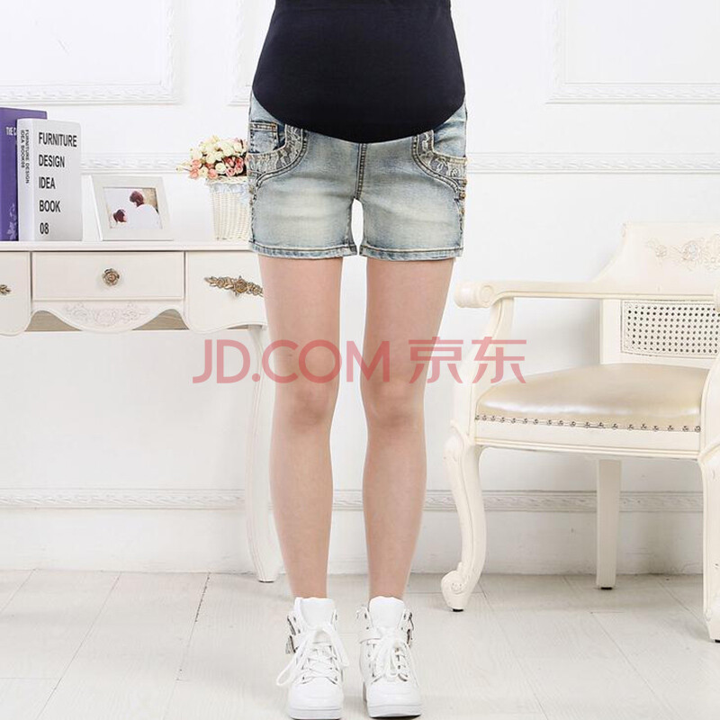 4时尚韩版宽松大码<em>孕妇</em>装<em>孕妇短裤 货到付款</em>五