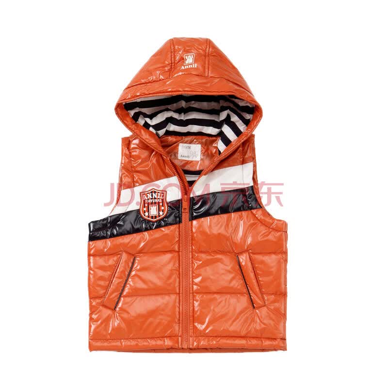 安奈儿Annil 童装 <em>男童</em> 冬装 带帽<em>棉马甲</em>AB142