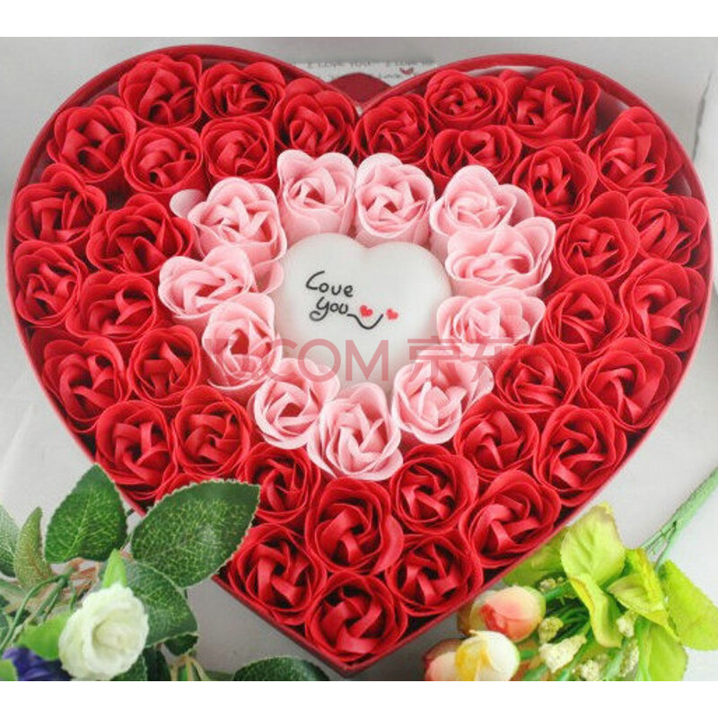 朵美卡通花束 <em>鲜花</em>速递 香皂花50朵 <em>生日</em>礼物送