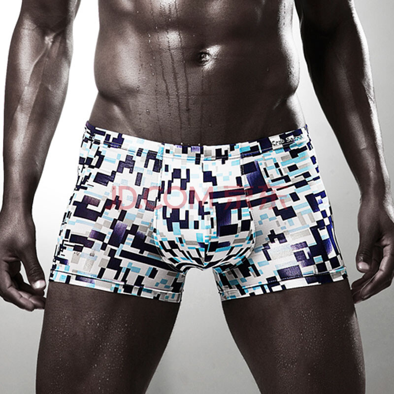 螃蟹秘密男士<em>内裤</em> <em>冰丝</em>质感无痕夏季睡衣 性感