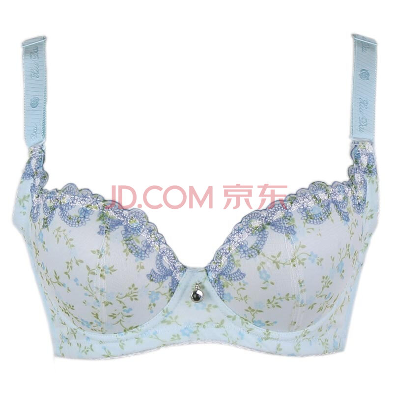<em>秀黛</em>女士<em>内衣</em> 有钢圈聚拢三排扣<em>文胸</em> 小胸 少女