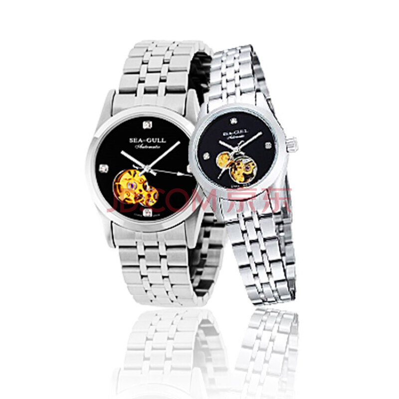 海鸥(SeaGull)手表 自动机械表 时尚商务休闲钢