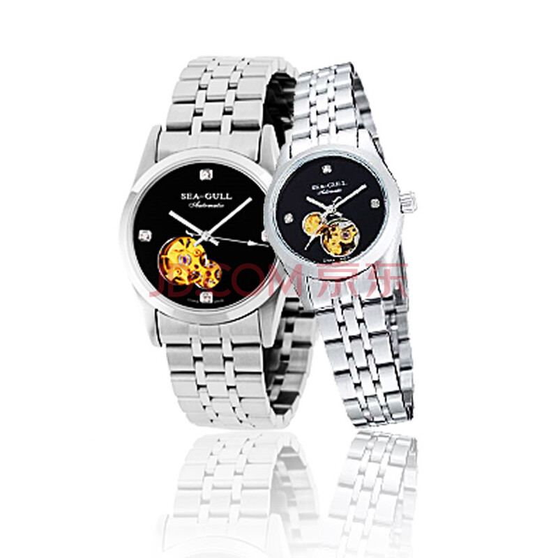 海鸥(SeaGull)手表 自动机械表 时尚商务休闲钢