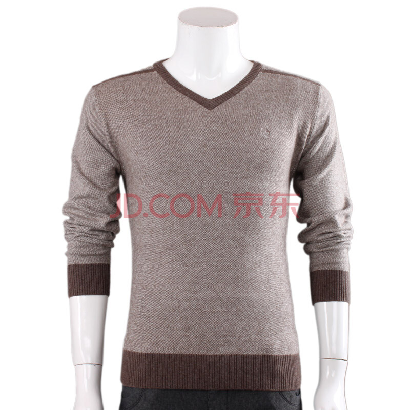 恒源祥 2012秋冬装新品<em>男士毛衣</em> 100<em>山羊绒</em>V
