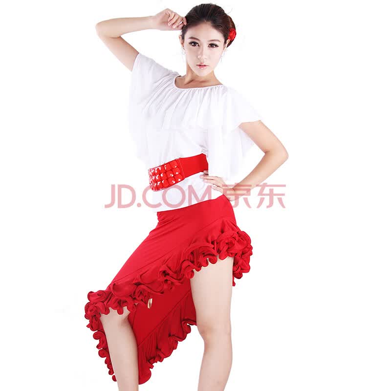 以琳飞儿 专业<em>拉丁舞</em>裙<em>套装</em>广场<em>舞服装套装</em>新