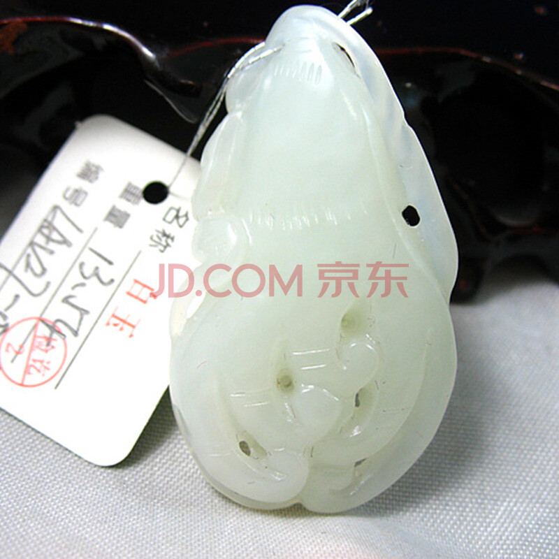 怡骁和田玉 白玉佛手挂件 福寿如意 6650ZZJ图