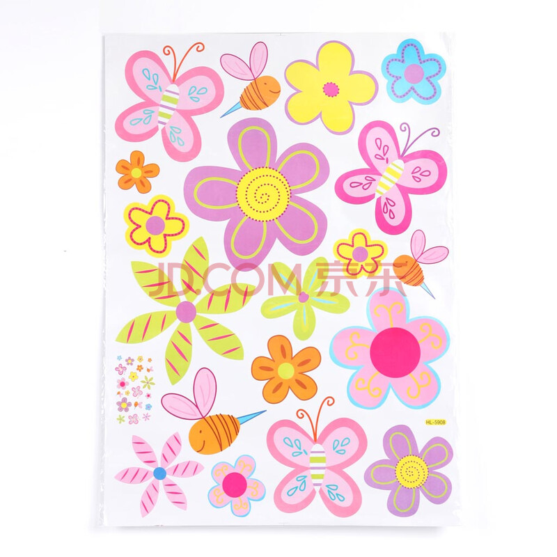 鲜花贴画diy