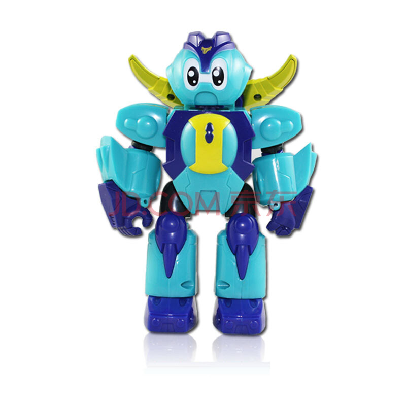 中南卡通 动漫变形玩具 钢甲卡卡龙吸塑装(布丁