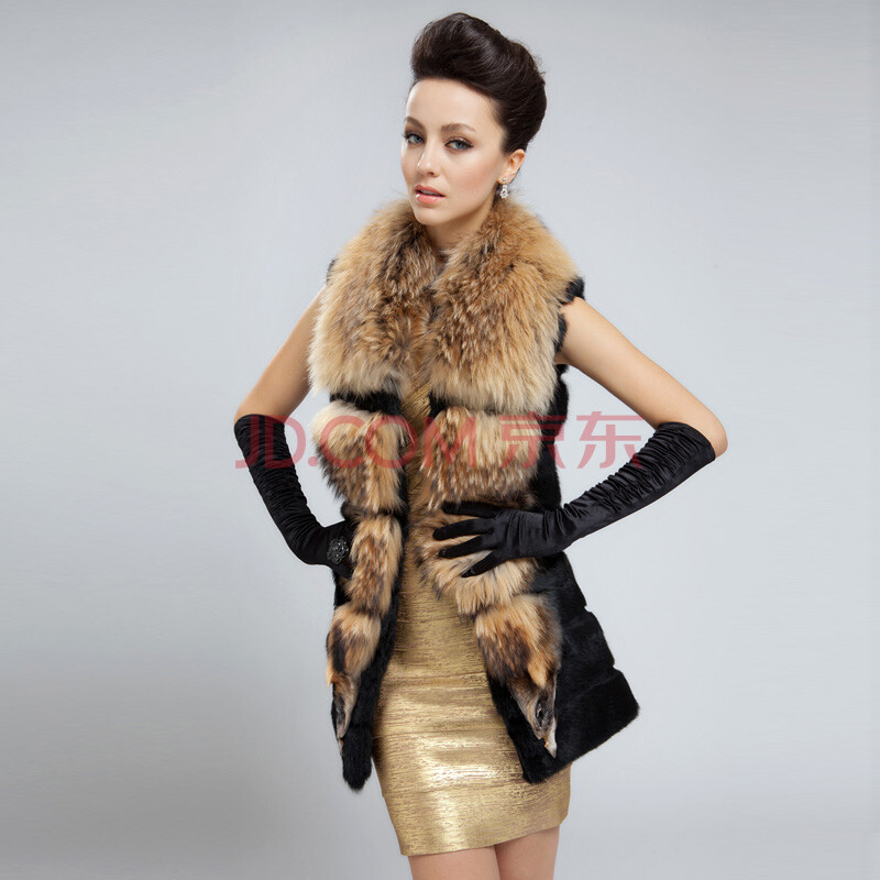 ODEKUU摩蒂蔻2012新款 <em>韩版兔毛背心马甲</em> 超