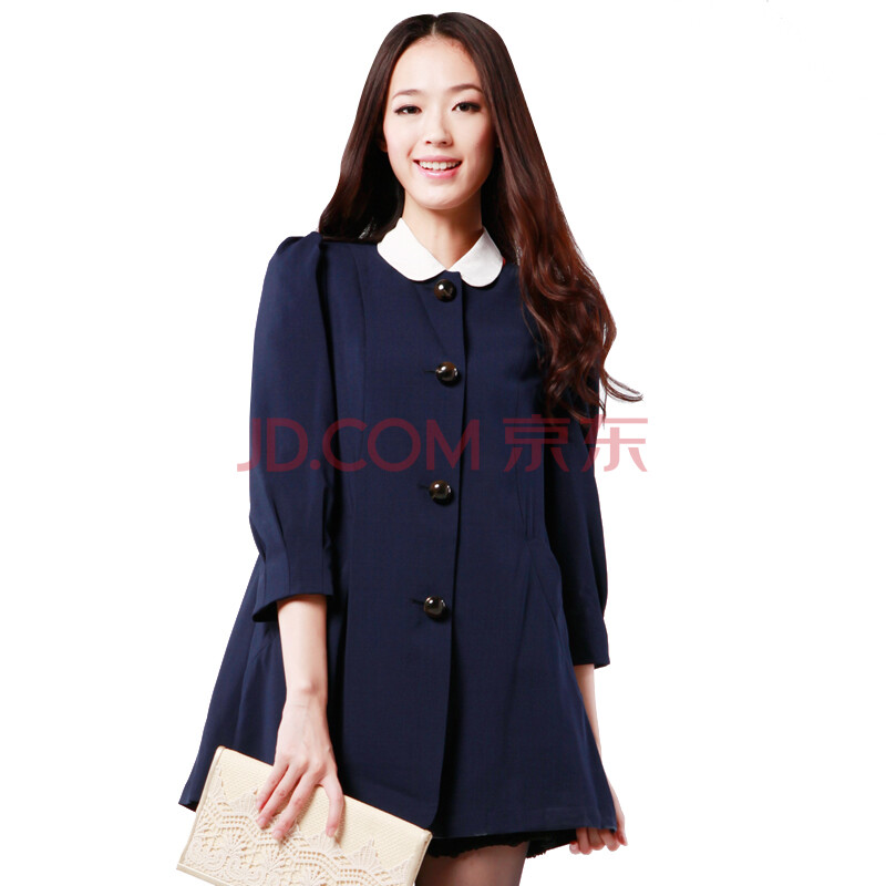 2013春装新款风衣女外套韩版淑女风衣单排扣