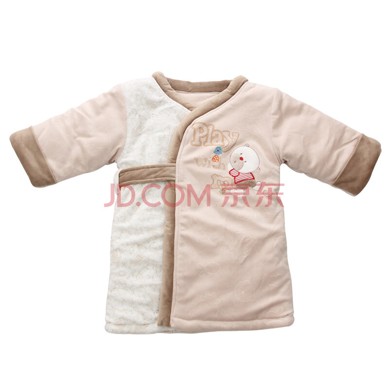安婴保 2-<em>4岁男宝宝</em>秋冬绒布夹棉/居家服/<em>睡袍</em>