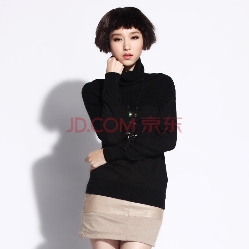 真情告白IENIN秋装<em>高领</em>时尚<em>修身贴身毛衣</em>C13