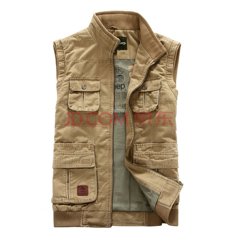 12春秋男装AFS <em>JEEP</em>/<em>战地 吉普马甲背心</em>加大