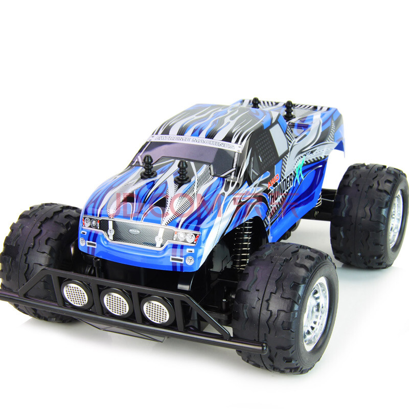 信强 超大充电高速漂移遥控四驱车越野车 遥控车模 XQXD14-2 蓝色图片