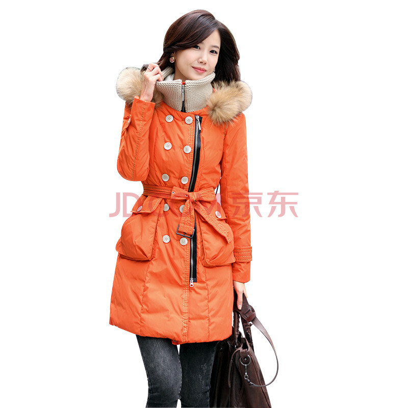 <em>淑女阁</em> 2012新品秋冬韩版中长保暖羽绒服 |S9