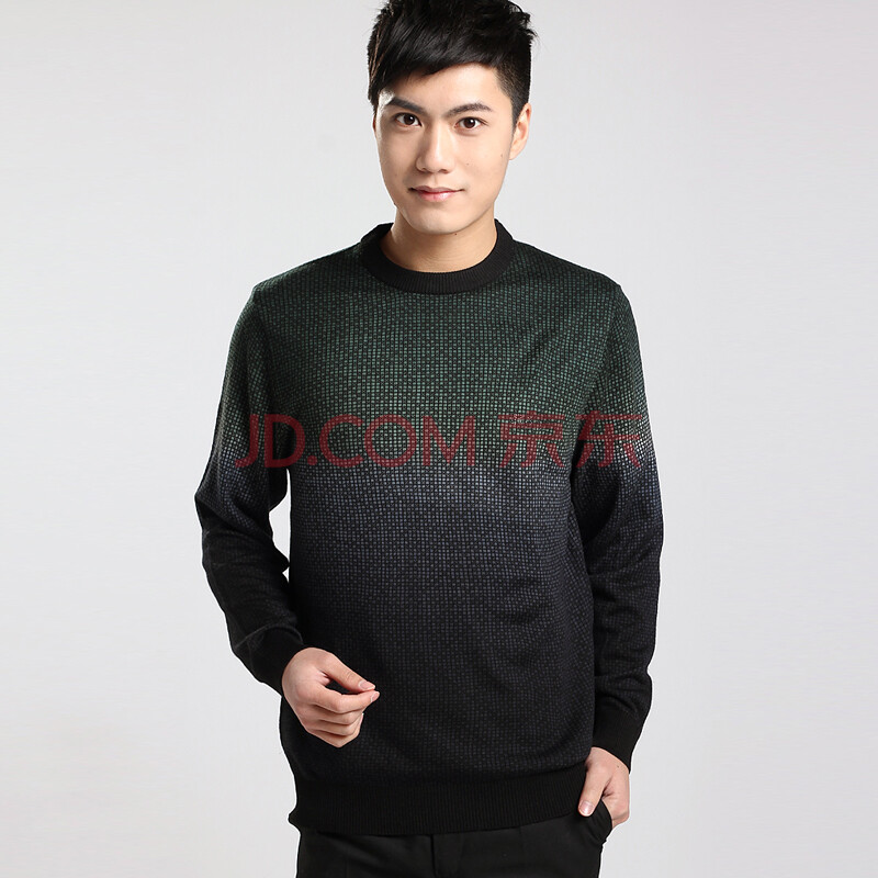 恒源祥 2012秋季新品男装 <em>宽松</em>薄款<em>毛衣</em> 中年男