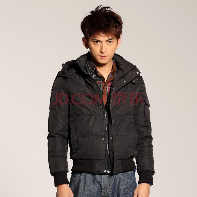 <em>以纯YISHION</em> 2012秋装新款 <em>休闲男装棉衣外套</em>