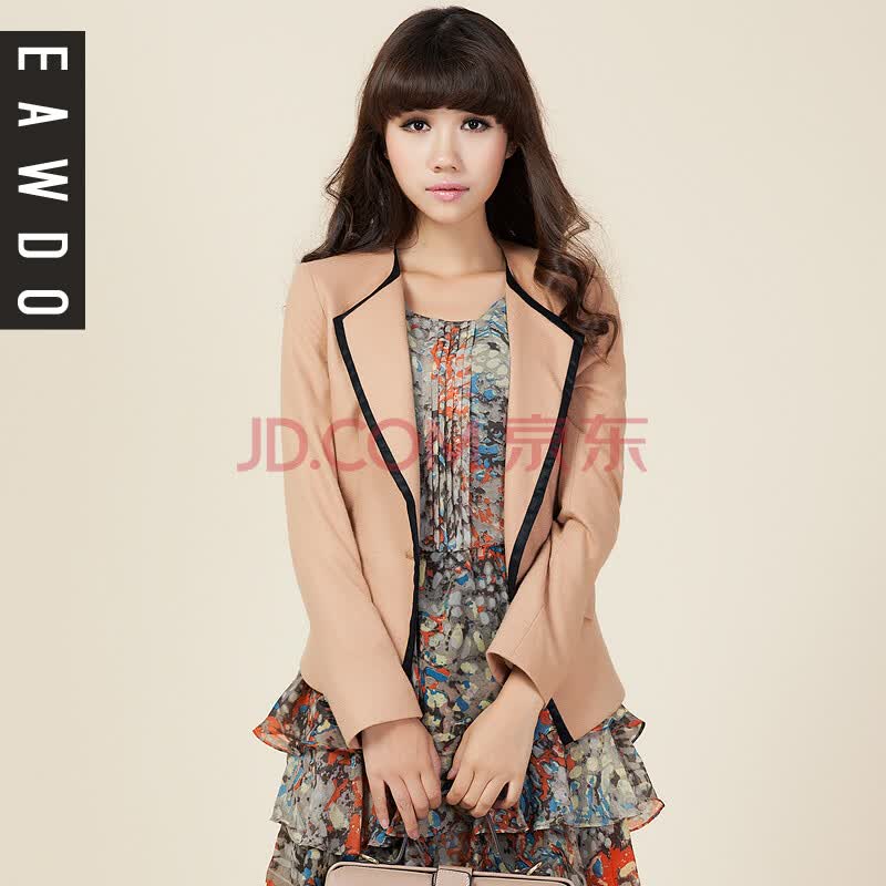 艾唯都eawdo2012<em>冬装</em>新品米色时尚气质<em>女款</em>