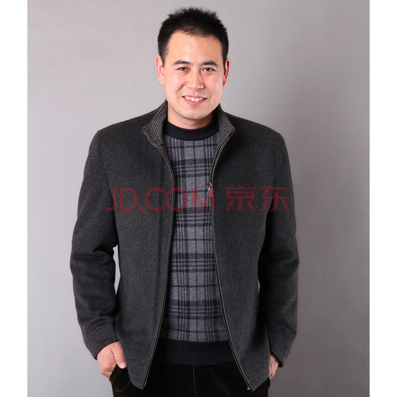 恒源祥 2012秋冬装新品男装上衣外套 高档羊毛