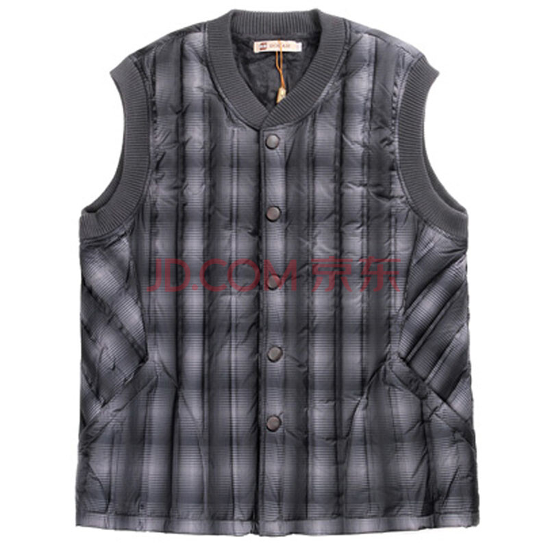 朵彩 2013冬季<em>加绒加厚保暖</em>内衣男 羽绒背心男