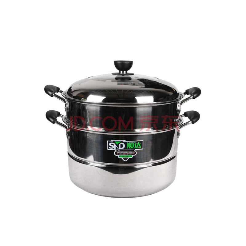 顺达24cm不锈钢组合盖复底双层多用蒸锅SDF