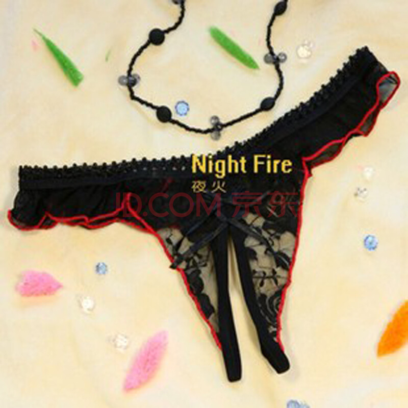 京东商城 夜火丁字裤 性感内裤 蝶语倾情女士情