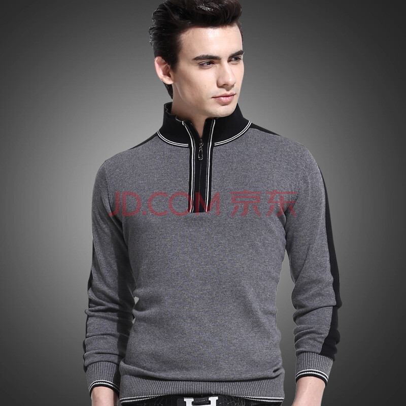 无花优品 2012秋冬新品时尚休闲修身立领男装