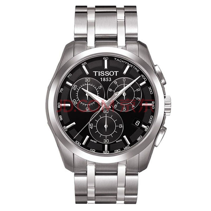 天梭tissot 库图系列石英手表男士手表男表 t035.617.11.051.00