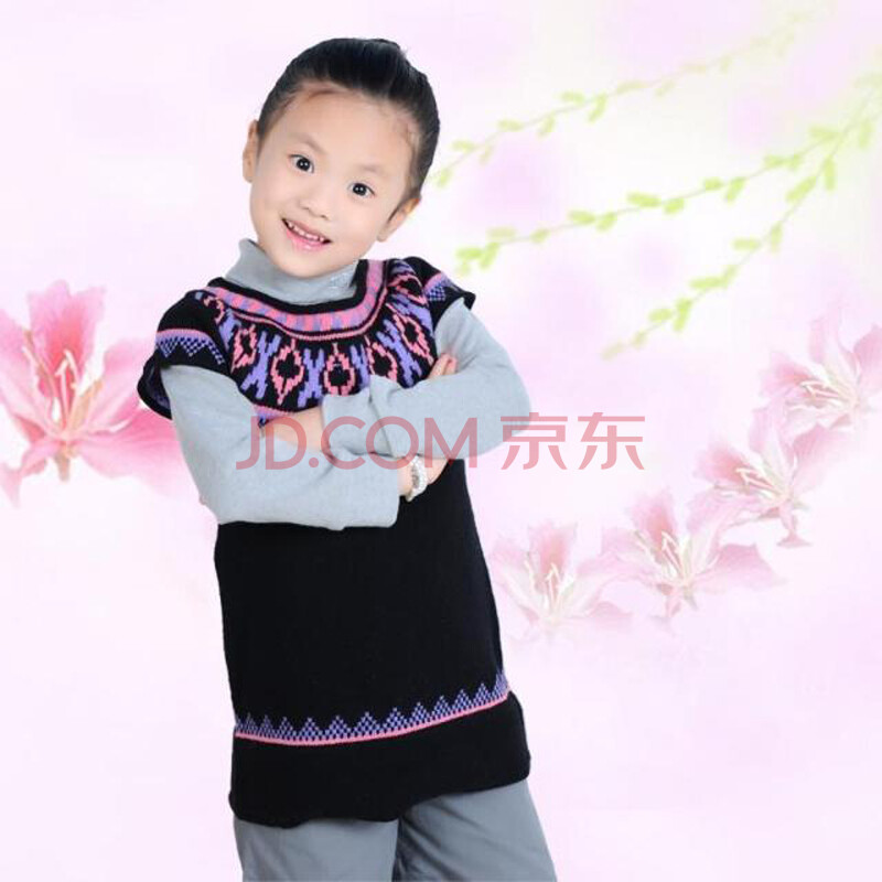 2012<em>女童</em>毛衣<em>马甲</em>背心秋冬儿童<em>唐装马甲女童</em>