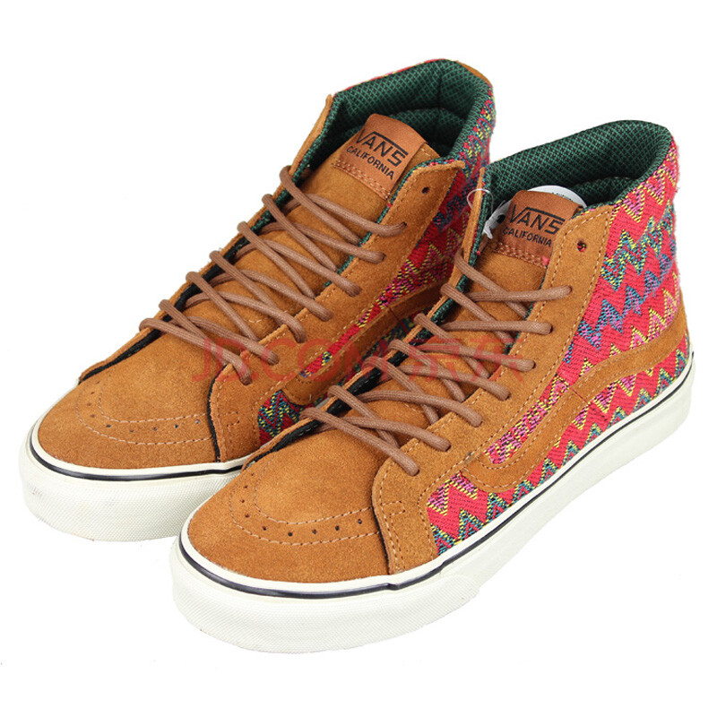 <em>万斯</em>/<em>VANS 女士</em>板鞋 民族风Sk8-Hi DD VN-0R