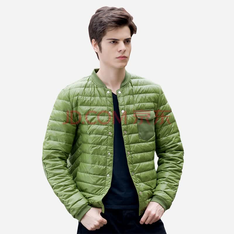 YOUTMIE<em>男士</em>时尚休闲<em>保暖轻薄羽绒服</em>翻领外