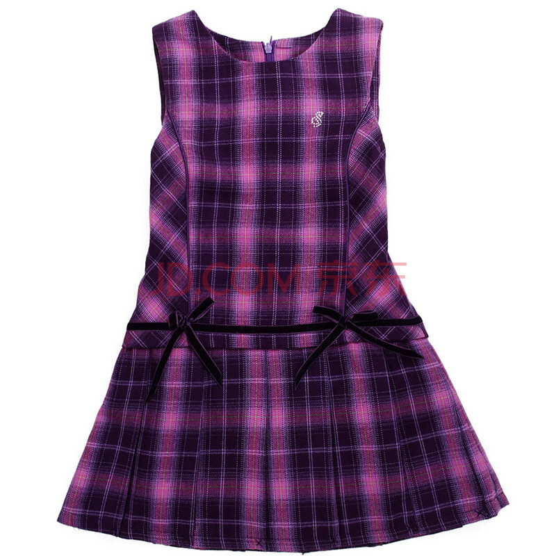 水孩儿(Souhait)童装<em>女童</em>秋<em>冬款马甲</em>裙ZQ1127