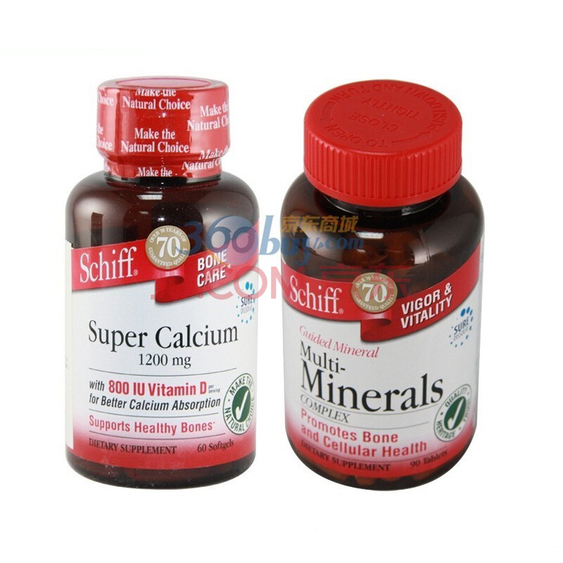 SCHIFF旭福多元矿物质复合片1840mg*90片+