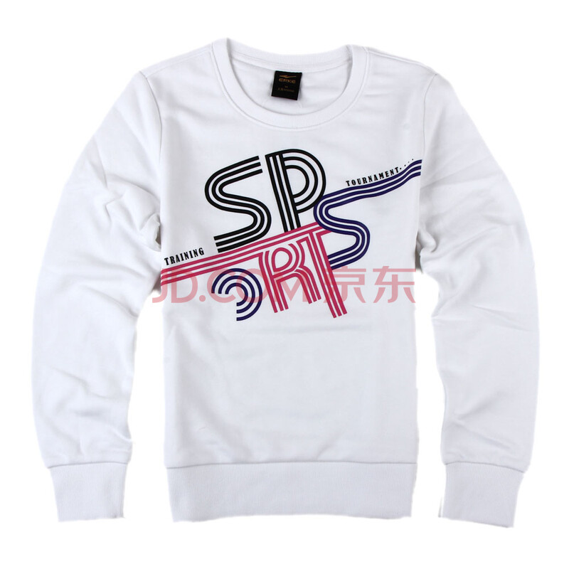 <em>鸿星尔克</em>ERKE<em>女装卫衣</em>-12212314127-001 白