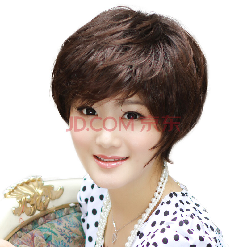 <em>中老年</em>假发 中年妈妈 女士假发短发新款女 假发