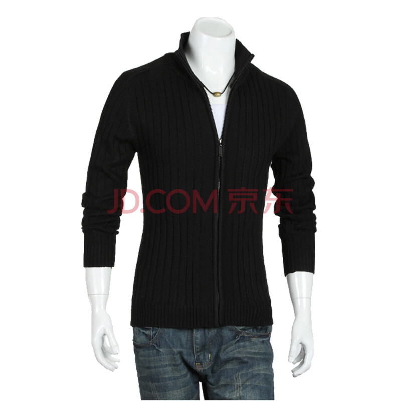 UILAND 新款<em>男士</em>时尚韩版<em>修身</em>毛衣 拉链<em>开衫</em>