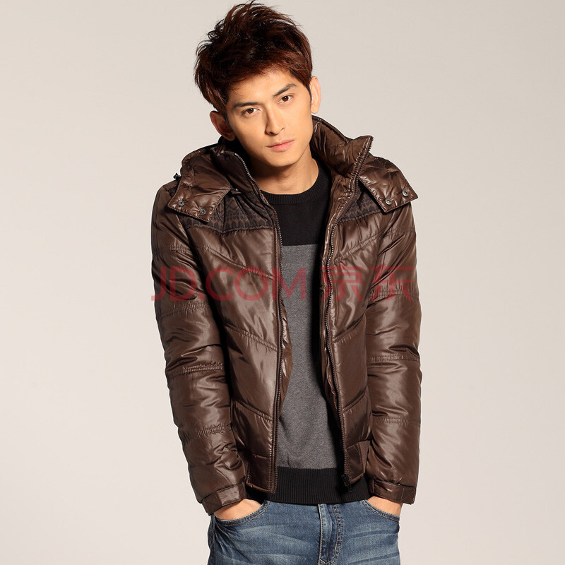 <em>以纯YISHION</em> 201秋装新款 <em>男装休闲棉衣外套</em>1