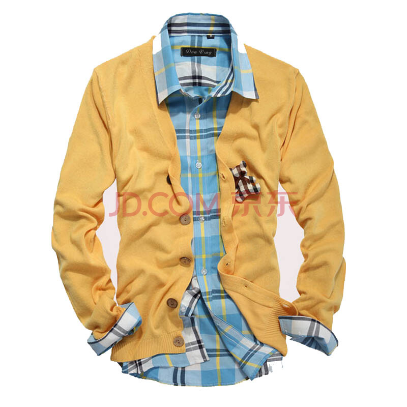 DOAVSNG秋冬新款<em>针织</em>衫男休闲外套 韩版针