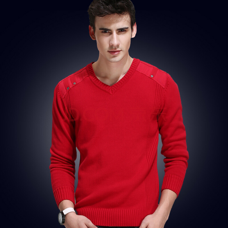 无花优品 2012年秋装男装新款休闲毛衫 男士针