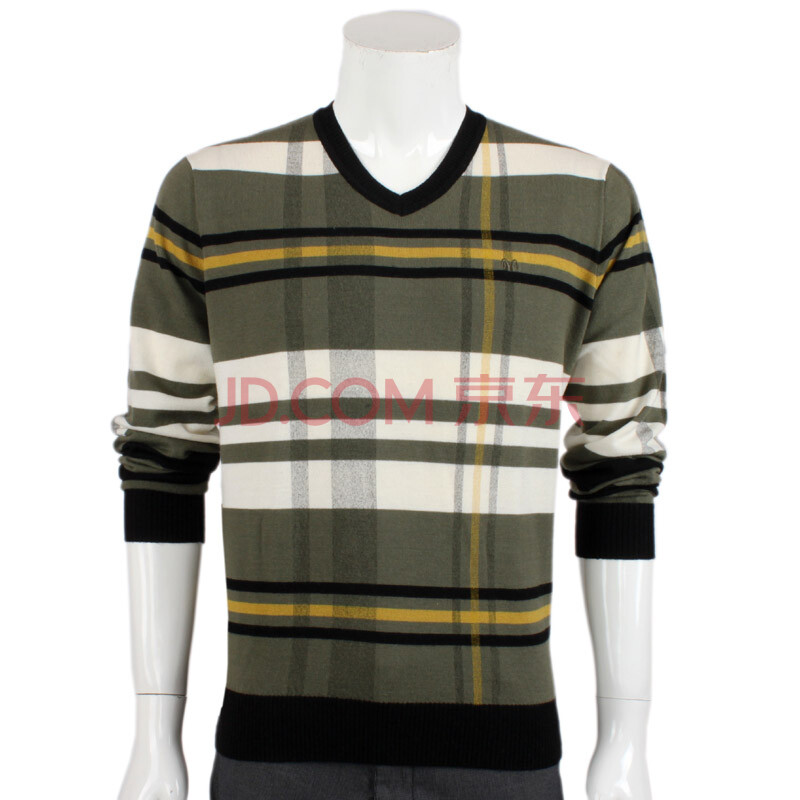 <em>恒源祥</em> 2012秋冬装针织衫<em>男装毛衣</em> 男士V领时