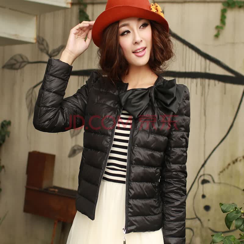 轻舞飞扬 2012<em>冬款</em>新品 毛领<em>棉衣女装</em> 韩版修身