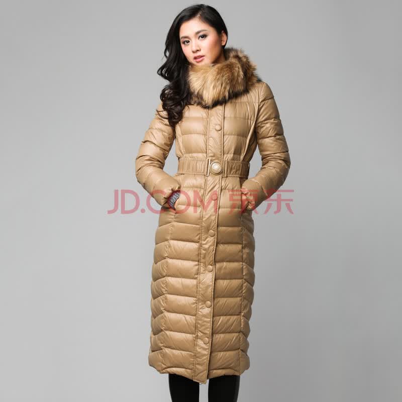 ONLY<em>立领</em>拉链门襟简约修身<em>女士</em>长款<em>羽绒服</em>L