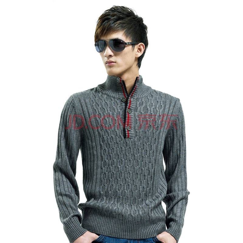 黑骑HEKEY 2012新款春装<em>男款</em>线衣<em>韩版</em>男士毛