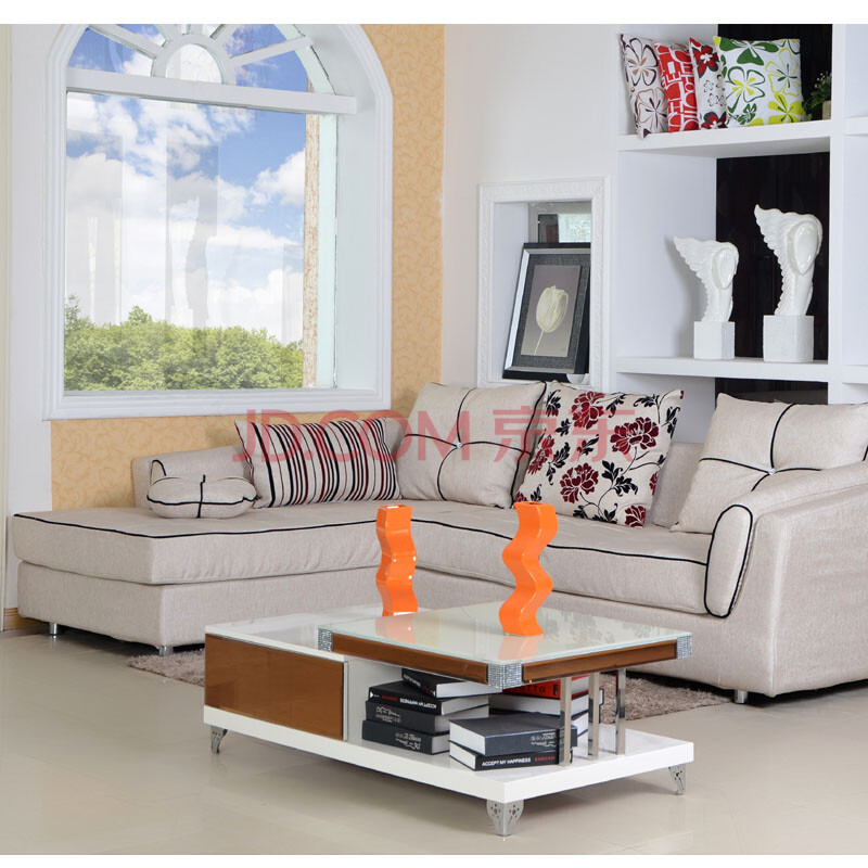 原点家具 布艺沙发组合 双人沙发 转角沙发 可拆