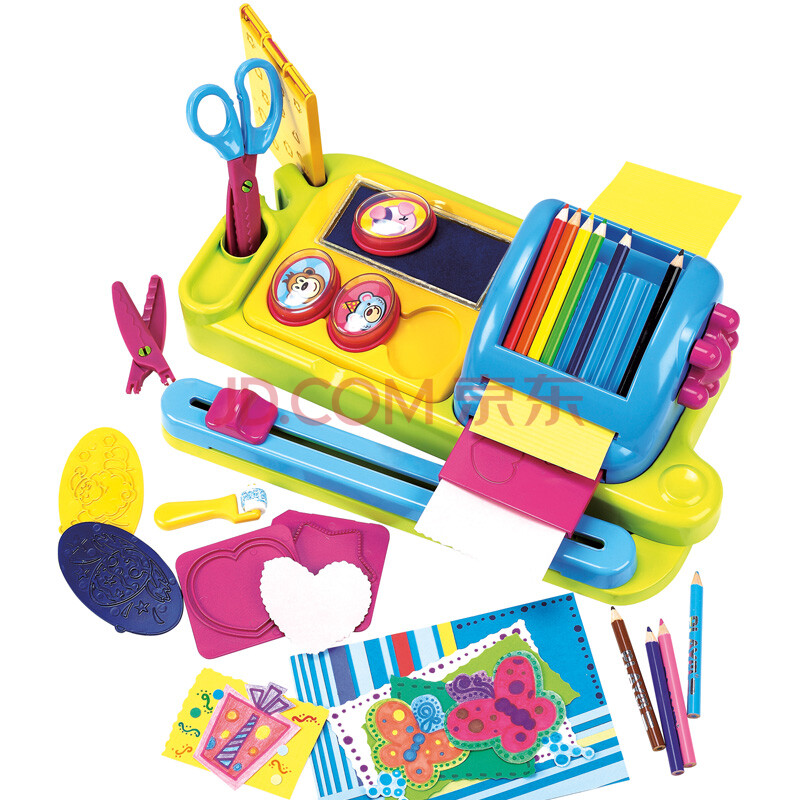 贝乐高PLAYGO 手工制作玩具 多功能彩纸机7