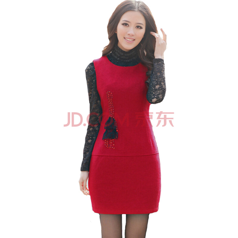 EyesonU 2012<em>秋装连衣裙</em> 长款<em>马甲</em>无领无袖时