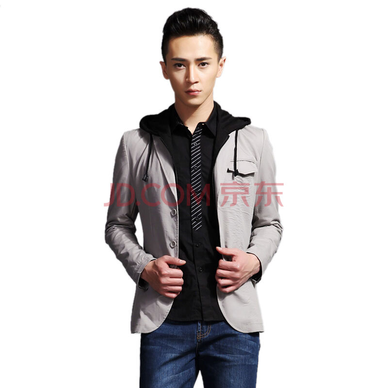 沙漠风暴 唐狮tonlion<em>男秋装</em>纯色<em>休闲</em>西装<em>外套</em>