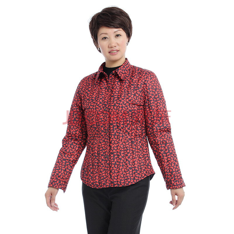 雅鹿 新款<em>中老年女装 羽绒服</em>内胆 保暖衬衫内恤