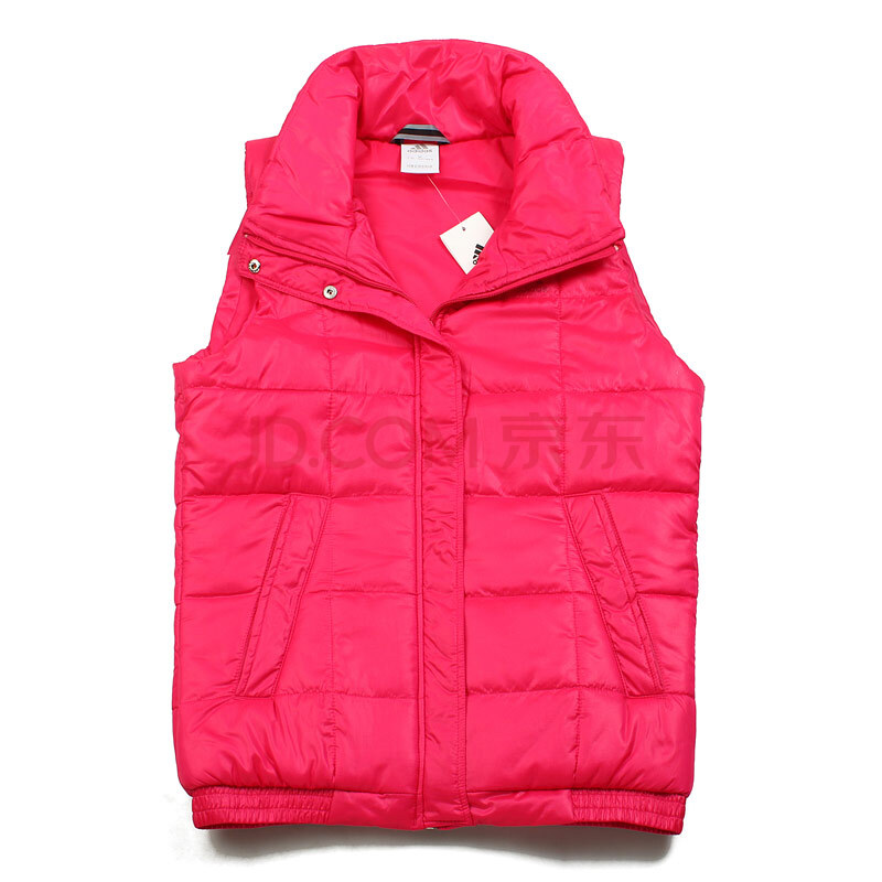 阿迪达斯(adidas) 2012新冬季款 女式中棉背心 W53238 紫粉色 2XL图片